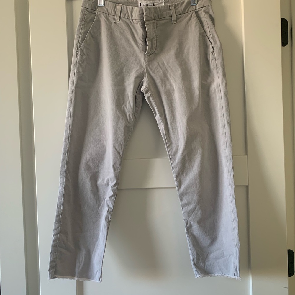 Frank & Eileen Soft Gray Cropped Pants